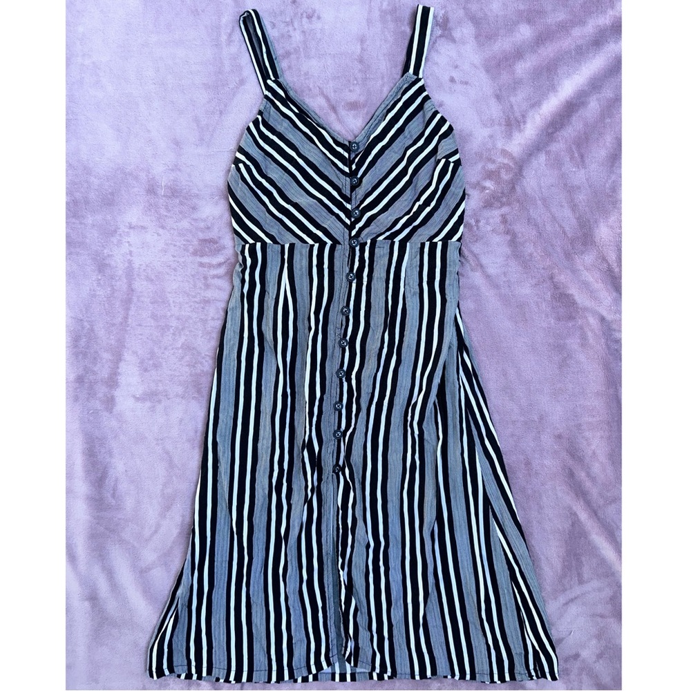 Black & White Striped Dress